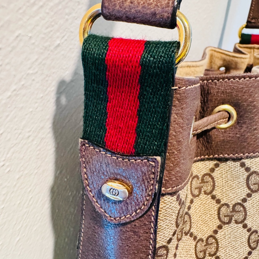 Gucci GG Monogram Bucket Bag Vintage - Picture 5 of 16